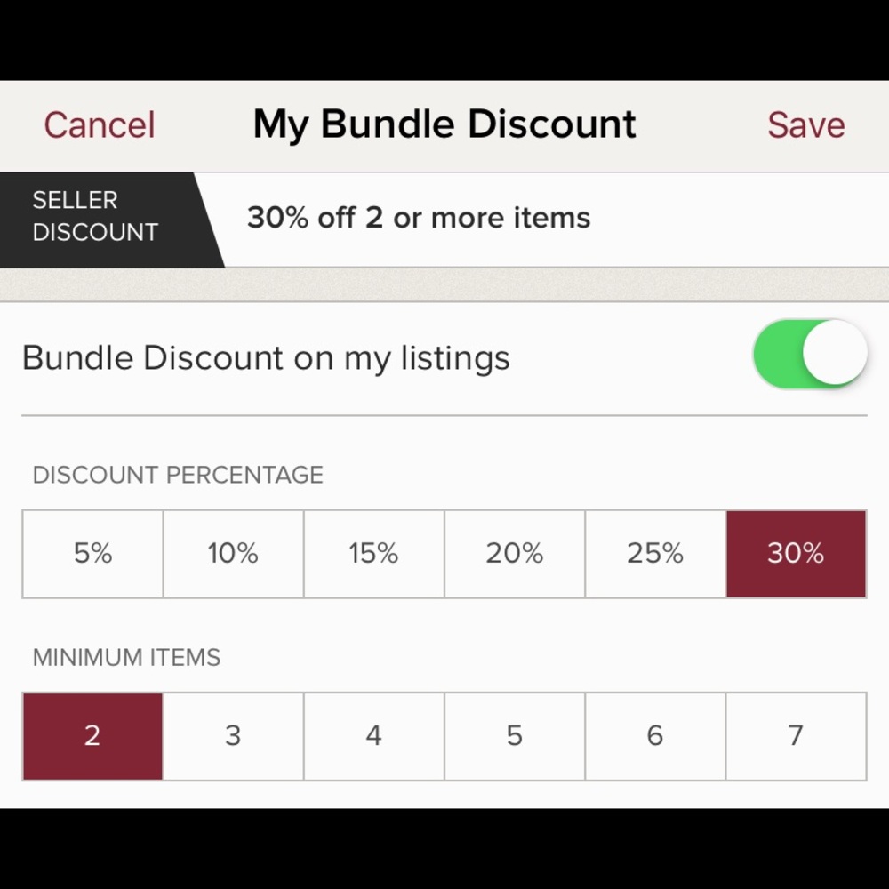 30% OFF 2 ITEMS -Bundle!!! Deal!!!